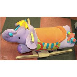 CHILDS ELEPHANT ROCKING CHAIR