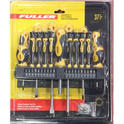 NEW FULLER 37PC SCREWDRIVER SET