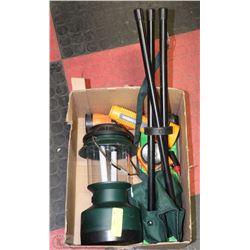 CAMPING LOT COLEMAN LANTERN, FOLDING STOOL, CHAIR,