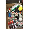 Image 1 : BOX OF NEW BUTANE CARTRIDGES AND OTHER HARDWARE