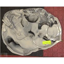 RESIN DRAGON TEA TRAY