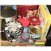 Image 1 : BOX WITH ASSORTED TINS