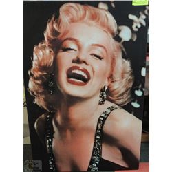 MARILYN MONROE STRETCHED CANVAS ARTWORK 24"X36"
