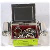 Image 2 : SILVER PLATED COUCH DECORATION JEWLLERY BOX