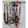 Image 1 : DISPLAY WITH MEXICAN COCONUT NECKLACES AND MORE