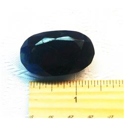 115CT NATURAL OVAL AFRICAN BLUE SAPPHIRE