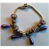 Image 1 : PANDORA STYLE BRACLET IN SHADES OF MAUVE