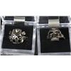 Image 1 : 2 SKELETON RINGS SIZE 9