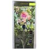 Image 1 : SOLAR FLAMINGO CRACKLE GLASS STAKE LIGHT