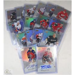 LOT OF 16 TRILOGY 2013-14 ALL AUTOGRAPHED & #'D