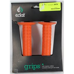 PAIR OF ECLAT SOFT CRAYTON RUBBER HANDLE GRIPS