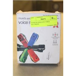 WORLDS SMALLEST VOICE RECORDER