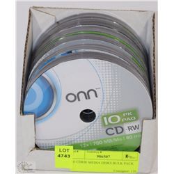 60 CDRW MEDIA DISKS BULK PACK