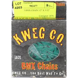 KWEG CO BMX CHAIN 1/2" X 3/32"