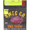 Image 1 : KWEG CO BMX BIKE CHAIN PINK 1/2" X 3/32"