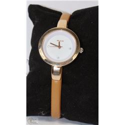 KEZZI WOMENS WATCH BROWN STRAP
