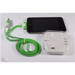 16GB APPLE I POD TOUCH  WITH NEW HEADPHONES