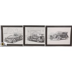 3 LIMITED EDITION WORLD OF WHEELS CAR CLASSIC