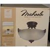 Image 1 : MICHAELA SEMI FLUSH MOUNT LIGHT