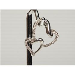 #2-STERLING SILVER DIAMOND PENDANT