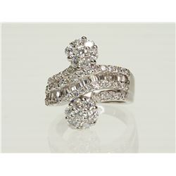 #13-STERLING SILVER CZ RING