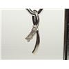 Image 1 : #28-STERLING SILVER DIAMOND PENDANT