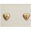 Image 1 : #30-14KT GOLD 'HEART' EARRINGS (0.22G)