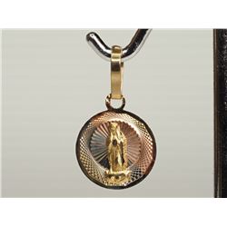 #31-10KT GOLD RELIGIOUS PENDANT (0.84G)