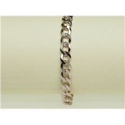 #33-STERLING SILVER BRACELET (12.2G)