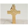 Image 1 : #43-10KT GOLD CROSS PENDANT (1.83G)