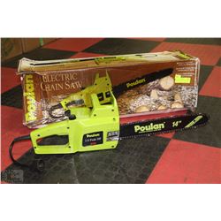 POULAN 14" ELECTRIC CHAINSAW 2HP MODEL #1420
