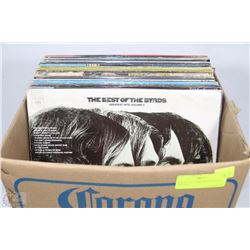 BOX W/ 30 CLASSIC ROCK LP'S INCL. THE WHO,