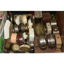 LOT OF VINTAGE WIND UP CLOCKS