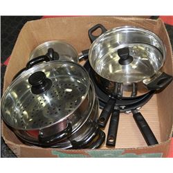 BOX W/11-PC POTS & PANS