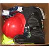 Image 1 : BOX W/NEW WORK SUPPLIES INCL. SAFETY