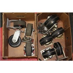 SET OF FOUR DOLLY WHEELS