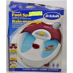 NEW DR. SCHOLL'S TOE-TOUCH FOOT SPA