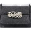 Image 1 : #16-VINTAGE .925 SILVER LEAF DESIGN RING SIZE 9.25