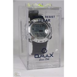 NEW MENS OMAX WRISTWATCH -COMES W/ 1 YEAR WARRANTY