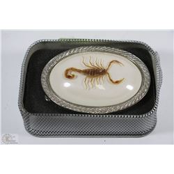 GENUINE SCORPION BELT BUCKLE