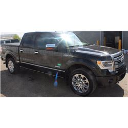 2013 FORD F-150 PLATINUM 74,901 KMS