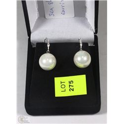 #2-SEASHELL PEARL EARRINGS 12MM