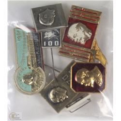 RUSSIAN COMMUNIST LENIN PINS