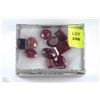 Image 1 : #13-NATURAL RED RUBY GEMSTONES 154CT