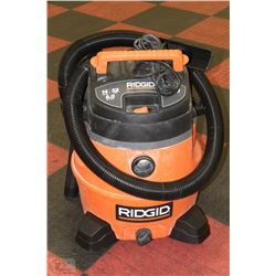 RIDGID 14 GAL SHOP VAC WITH ALL ACCESSORIES