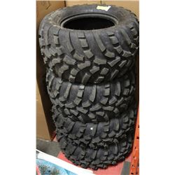 FOUR AT489 QUAD TIRES 25 X 11-12