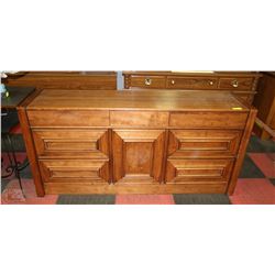 WOODEN SIDE BOARD 66"X18"X31" HIGH