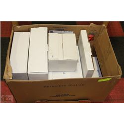 BOX OF PRINCESS HOUSE CRYSTAL DISHES IN BOXES