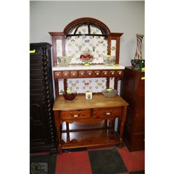 BUTCHER BLOCK PANTRY UNIT