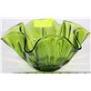 Image 1 : LARGE FLUTED ART GLASS BOWL